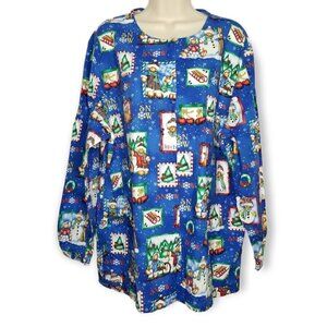 Christmas Snow Bears Scrub Jacket‎